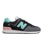 New Balance 574 Marbled Street Men's 574 Shoes - Black/blue (ml574ujc)