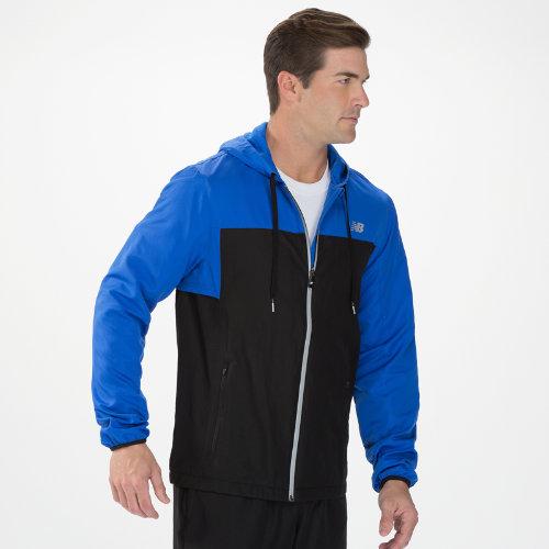New Balance 3323 Men's Sequence Hooded Jacket - Cobalt Blue, Black (mrj3323cbt)