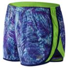 New Balance 53163 Women's Accelerate 2.5 Inch Printed Short - Purple (ws53163tim)