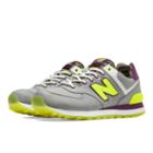 New Balance 574 Street Beat Women's 574 Shoes - Grey, Hi-lite (wl574sbf)