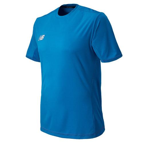 New Balance 623 Men's Tech Training Best Ss Jersey - Bolt, White (wstm623btl)