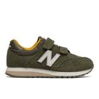 New Balance 520 Hook And Loop Kids Grade School Lifestyle Shoes - Green/yellow (ka520gyy)