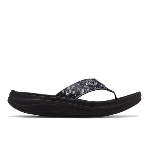 New Balance Revive Sport Thong Women's Flip Flops Shoes - Black/white (w6087mlt)