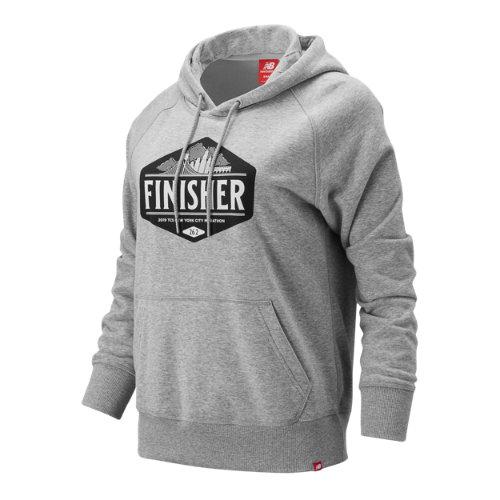 New Balance 93647 Women's Nyc Marathon Finisher Hoodie - Grey (wt93647mag)