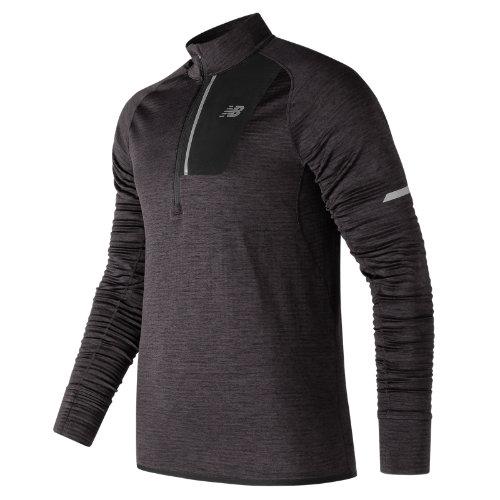 New Balance 73220 Men's Nb Heat Half Zip - Grey (mt73220hc)
