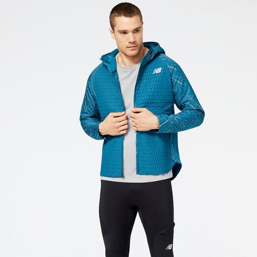 New Balance Men's Reflective Impact Run Heat Jacket