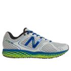 New Balance Fresh Foam 980 Men's Neutral Cushioning Shoes - White, Cobalt Blue, Green Gecko (m980wb)