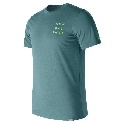 New Balance 71592 Men's Stack Tee - Green (mt71592typ)