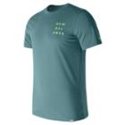 New Balance 71592 Men's Stack Tee - Green (mt71592typ)