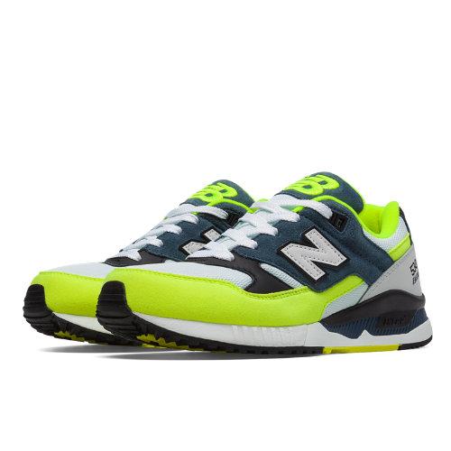 New Balance 530 90s Running Remix Women's Running Classics Shoes - Yellow, Grey, Black (w530aac)