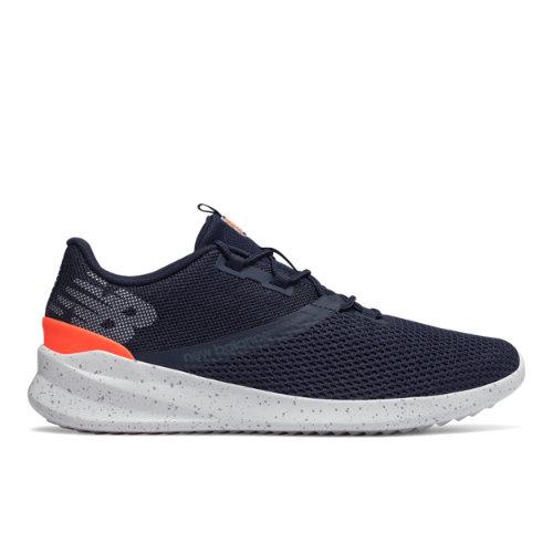 New Balance District Run Men's Neutral Cushioned Shoes - Navy/orange (mdrnbn1)
