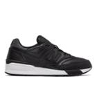 New Balance 597 Leather Men's Running Classics Shoes - Black (ml597bll)