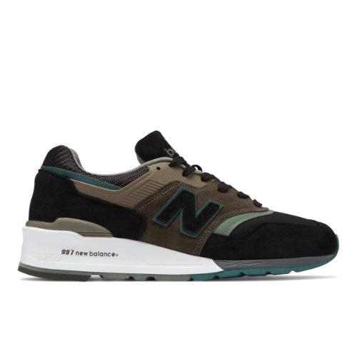 New Balance Made In Us 997 Men's Made In Usa Shoes - Black/green (m997paa)