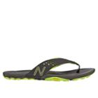 New Balance Minimus Vibram Thong Men's Flip Flops Shoes - Brown, Lime Green (m6031br)
