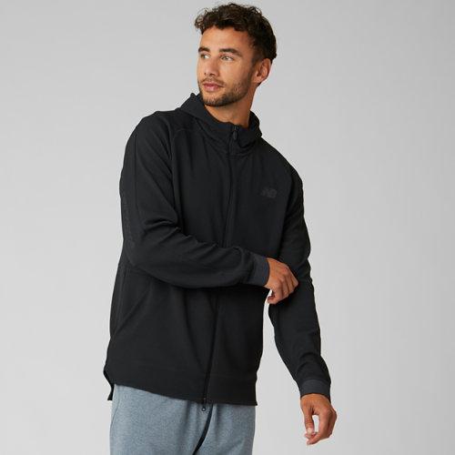 New Balance 93782 Men's Nb Basketball Finisher Full Zip - Black/white (mj93782bk)