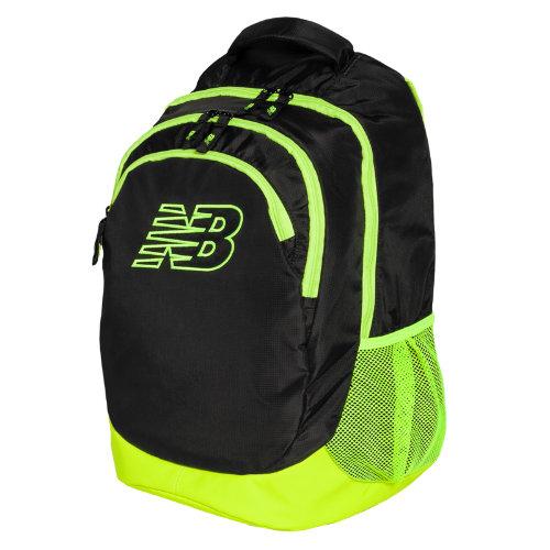 New Balance Men's & Women's 2.0 Performance Backpack - Black, Hi-lite (nb-1234bk)