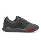 New Balance 247 Sport Kids' Pre-school Lifestyle Shoes - Grey/navy (kl247t1p)