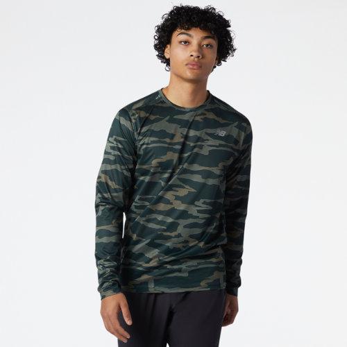 New Balance Men's Printed Accelerate Long Sleeve