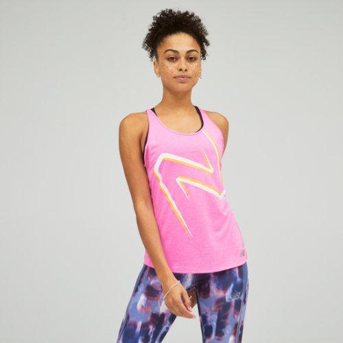 New Balance Women's Printed Impact Run Tank
