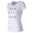 New Balance 71568 Women's Sport Style Tee - White (wt71568wt)