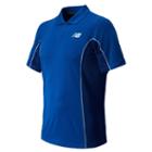 New Balance 5155 Men's Baseline Travel Polo - Optic Blue (mtt5155otb)