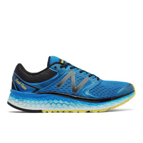 New Balance Fresh Foam 1080v7 Men's Soft And Cushioned Shoes - Blue/yellow (m1080by7)