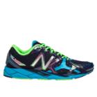 New Balance 1400v2 Women's Racing Flats Shoes - Black, Light Blue, Neon Green (w1400si2)