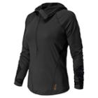 New Balance 4342 Women's Hknb Run Half Zip - Black (wrt4342kbk)