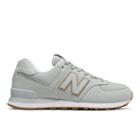 New Balance 574 Men's 574 Shoes - Grey/tan (ml574tla)
