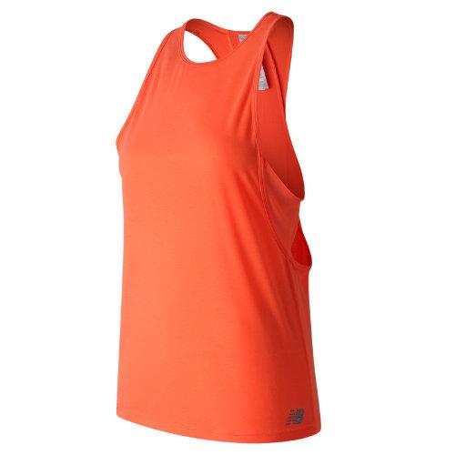 New Balance 73109 Women's Boyfriend Tank - Orange (wt73109vtr)
