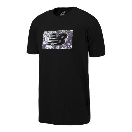 New Balance 93653 Men's Nb Numeric All Coasts Floral Tee - Black (mt93653bk)