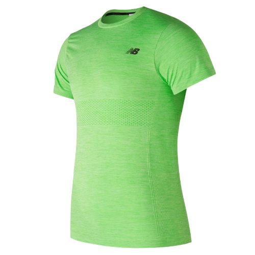 New Balance 73013 Men's M4m Seamless Short Sleeve - Green (mt73013egl)