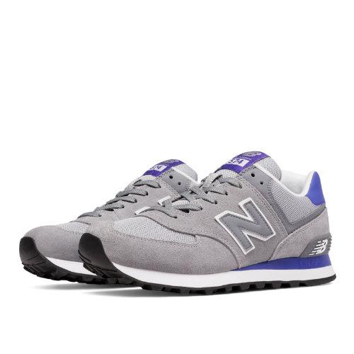 New Balance 574 Core Plus Women's 574 Shoes - Grey/purple (wl574cpk)