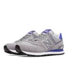New Balance 574 Core Plus Women's 574 Shoes - Grey/purple (wl574cpk)