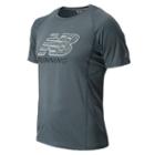 New Balance 4330 Men's Accelerate Short Sleeve Graphic - Lead (mrt4330led)