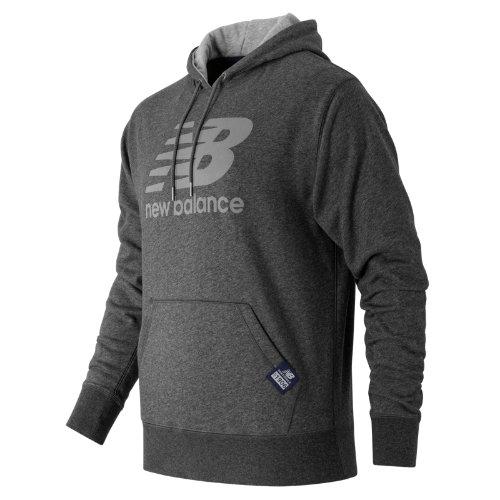 New Balance 53517 Men's Pullover Hoodie - Heather Charcoal (mt53517hc)