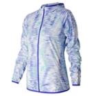 New Balance 53111 Women's Spectral Tech Windcheater Jacket - Purple/white/blue (wj53111scp)