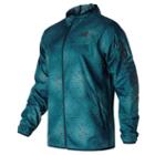 New Balance 63042 Men's Windcheater Jacket - Blue/yellow (mj63042mpt)