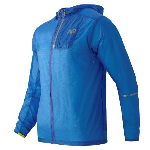 New Balance 61226 Men's Lite Packable Jacket - Blue (mj61226elb)