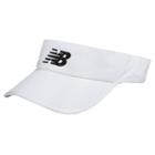 New Balance Men's & Women's Athletic Visor - White, Black (nb9073wt)