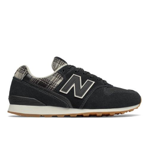 New Balance 996 Women's Running Classics Shoes - Black/tan (wl996ch)