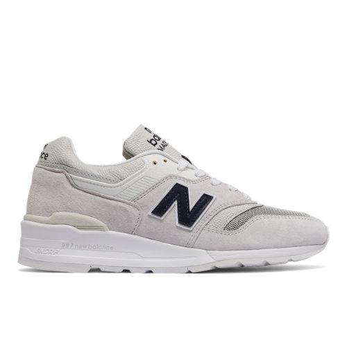 New Balance 997 Suede Men's Made In Usa Shoes - Off White/navy (m997jol)
