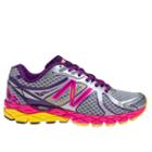 New Balance 870v3 Women's Running Shoes - Silver, Diva Pink, Purple (w870sy3)