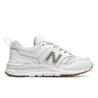 New Balance 997h Kids Grade School Lifestyle Shoes - White/silver (gr997hcn)