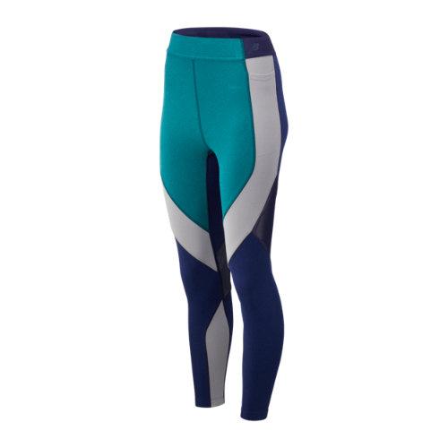 New Balance 93102 Women's Reclaim Hybrid Tight - Green/navy (wp93102trh)
