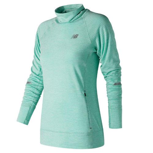 New Balance 83246 Women's Nb Heat Pullover - Blue (wt83246wvh)