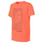 New Balance 14475 Kids' Short Sleeve Graphic Tee - Orange (bt14475dyn)