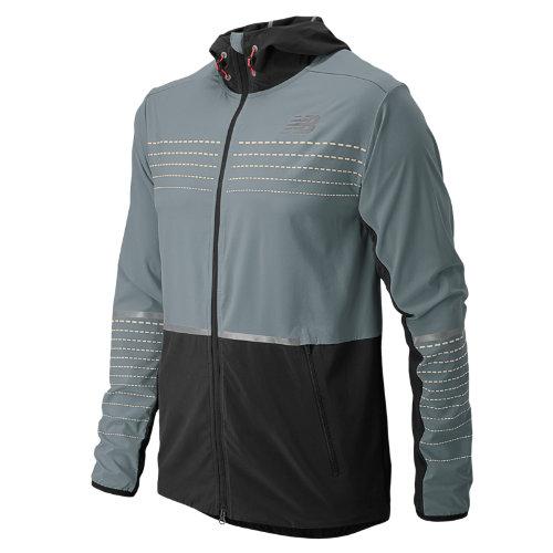 New Balance 53200 Men's Beacon Jacket - Harbor Blue, Black (mj53200hbb)
