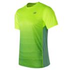 New Balance 71066 Men's Accelerate Graphic Short Sleeve - Yellow/green (mt71066hlp)