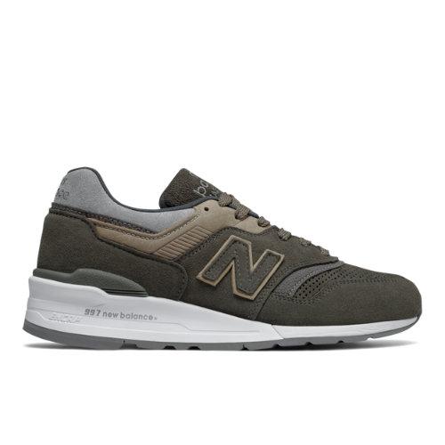 New Balance 997 Winter Peaks Men's Made In Usa Shoes - Green/grey (m997fgg)